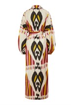 Шелковый кафтан EVE - фото 81289