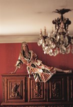 Шелковый кафтан EVE - фото 81290