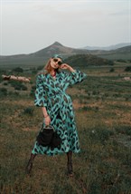 Шелковый кафтан LAGOON - фото 81295