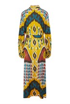 Шелковый кафтан PHOENIX - фото 81299