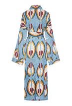 Шелковый кафтан BLUE SUNSET - фото 81329