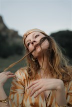 Шелковый кафтан ZIGZAG GOLD - фото 81340