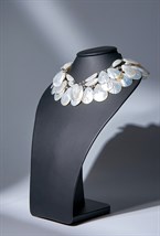 Бусы перламутр, лабрадорит - фото 82389