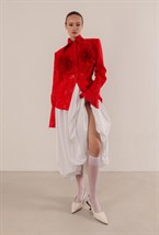 Рубашка с розами - фото 82974