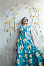 Платье-сарафан GERDA BLUE - фото 83415