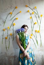 Платье-сарафан GERDA BLUE - фото 83417