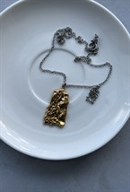 Подвеска "Мятая пластина" - фото 83926