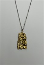 Подвеска "Мятая пластина" - фото 83927