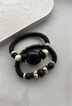 Браслет из натуральных бусин - фото 83956