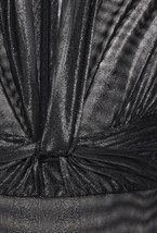 Боди с узлом из полупрозрачной сетки - фото 84166