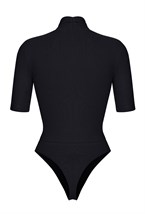 Боди с глубоким декольте из трикотажа - фото 84173