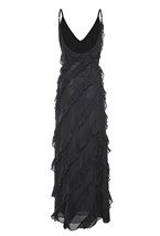 Вечернее платье Bella с воланами - фото 84254