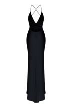 Платье с разрезом - фото 84427