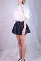 СВИТЕР ИЗ ПРОЗРАЧНЫХ ЛЕНТ - фото 84572