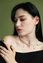 Кафф с серьгой MORE DRAMA - фото 86371