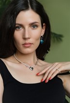 Колье с сердцем MORE DRAMA - фото 86467