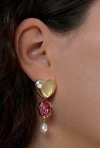 Серьги-сердце Swarovski - фото 86797