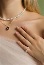 Кольцо CLASSY на мизинец - фото 86941