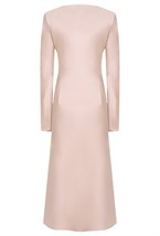 Платье миди атласное - фото 87207