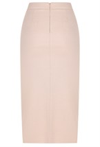 Юбка миди с разрезом - фото 87220