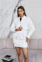 Юбка мини твидовая - фото 87251