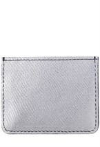 Картхолдер "Кроко" в серебре - фото 87349