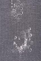 Джемпер "двухсторонний рваный" - фото 88814