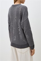 Джемпер "двухсторонний рваный" - фото 88818