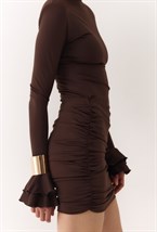 Платье со сборкой - фото 89015