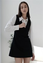 Платье мини А-силуэта - фото 89082