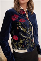 Бомбер «Красные маки» - фото 89221