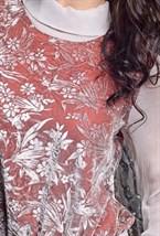 Платье бархатное «Зимний букет» - фото 89254