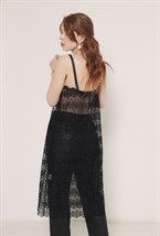 Платье комбинация "Кружево" в комплекте с ремнем - фото 89273