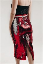 Топ с бахромой из метала - фото 89340