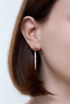 Серьги Переплетения - фото 89814