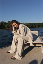 Брюки из натурального льна - фото 91379