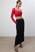 Юбка с заниженной - фото 91479