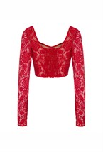 Корсет Guipure red - фото 91522