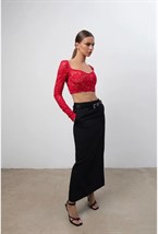 Корсет Guipure red - фото 91525