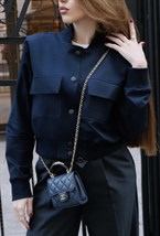 Укороченный бомбер - фото 91568