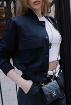 Укороченный бомбер - фото 91569