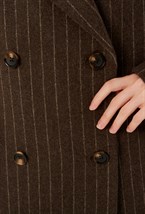 Пальто удлиненное с воротником - фото 91592