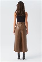 Кюлоты из экокожи - фото 91659