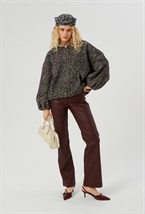 Брюки из экокожи - фото 91675