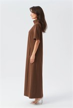 Платье с воротником-стойкой - фото 91767