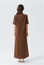 Платье с воротником-стойкой - фото 91768