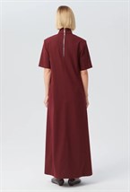 Платье с воротником-стойкой - фото 91774