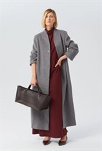 Платье с воротником-стойкой - фото 91775