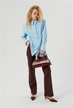 Рубашка с защипами - фото 91890