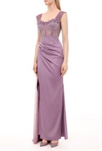 Платье с кружевом - фото 92412